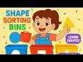 Shape Sorting Bins Learn Shapes with Gabby Kids Educational