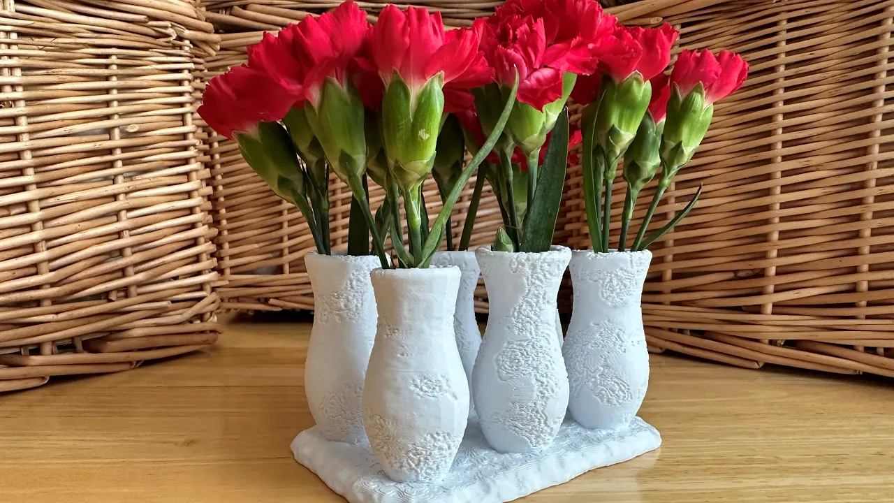 Cluster Vases (Rectangular Base)