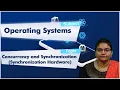 LEC16 Operating Systems Concurrency and Synchronization Synchronization Hardware by Dr N Shirisha