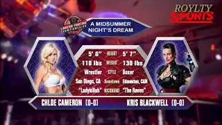  lingerie rmma chloe cameron vs kris blackwell roylty sports 
