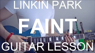 Download Faint - Linkin Park (GUITAR TUTORIAL/LESSON#149) MP3