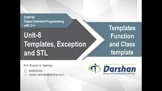 8 04 Template in C Class and Function Template