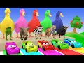 Download Lagu Long Slide Game With Cow Elephant Gorilla Hippopotamus Tiger 3d Animal Game Funny 3d Animals