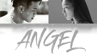 angel feat taeyeon chancellor han rom eng color coded lyrics 