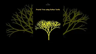 Amazing Fractal Tree Design Using Python Turtle Python Tutorials