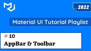 Material UI Header With AppBar Toolbar Material UI 5 Tutorial Material UI AppBar Toolbar
