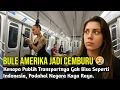 Kaget Total! Bule Amerika Akui MRT Jakarta Lebih Bersih \u0026 Aman dari Negaranya!