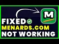 Menards Website Not Working How to Fix Menards Website Not Working FIXED