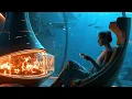 Smooth Jazz for Deep Focus & Study • Underwater Lounge Ambience & Soft Piano