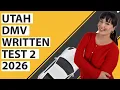 Utah Driver License Practice Exam 2026 Round 2 60 Questions
