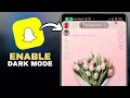 How To Enable Dark Mode On Snapchat in SECONDS