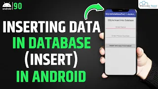 Inserting Data in Database Insert in Android Android Database Tutorial