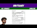 How to Write an Obituary English P3 Formats