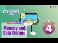 Memory and Data Storage Computer Science Class 4 Chapter 1 IP Study