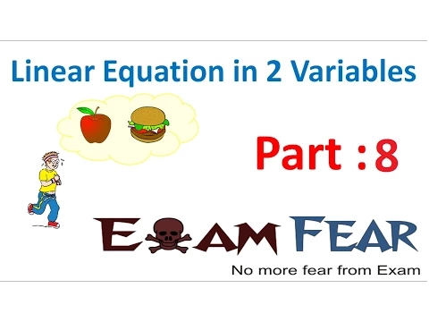 Maths Linear Equation in 2 variables part 8 Equation of lines parallel to x y axis CBSE class 9 - Mathematics video for Grade 9