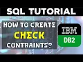 How to create a Check Constraint DB2 UDB