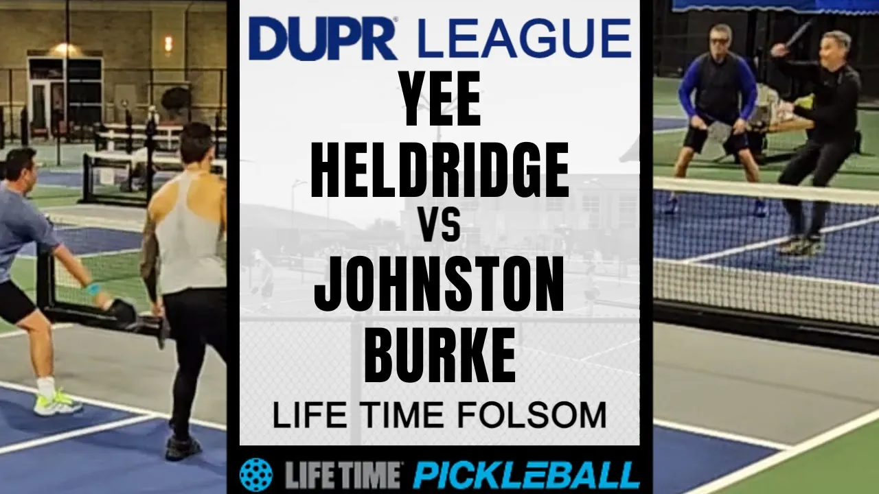 3.5+ Life Time DUPR Pickleball League - Yee/Heldridge v Johnston/Burke