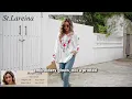 St Lavenia Women Embroidered Tops Fall Shirts Long Sleeve Casual Mexican Blouses Loose Peasant Tune