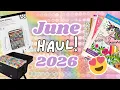 Colouring Books and Supplies Haul - June 2026