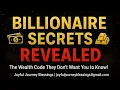 Billionaire Blueprint The Secret Map to Unlimited Wealth