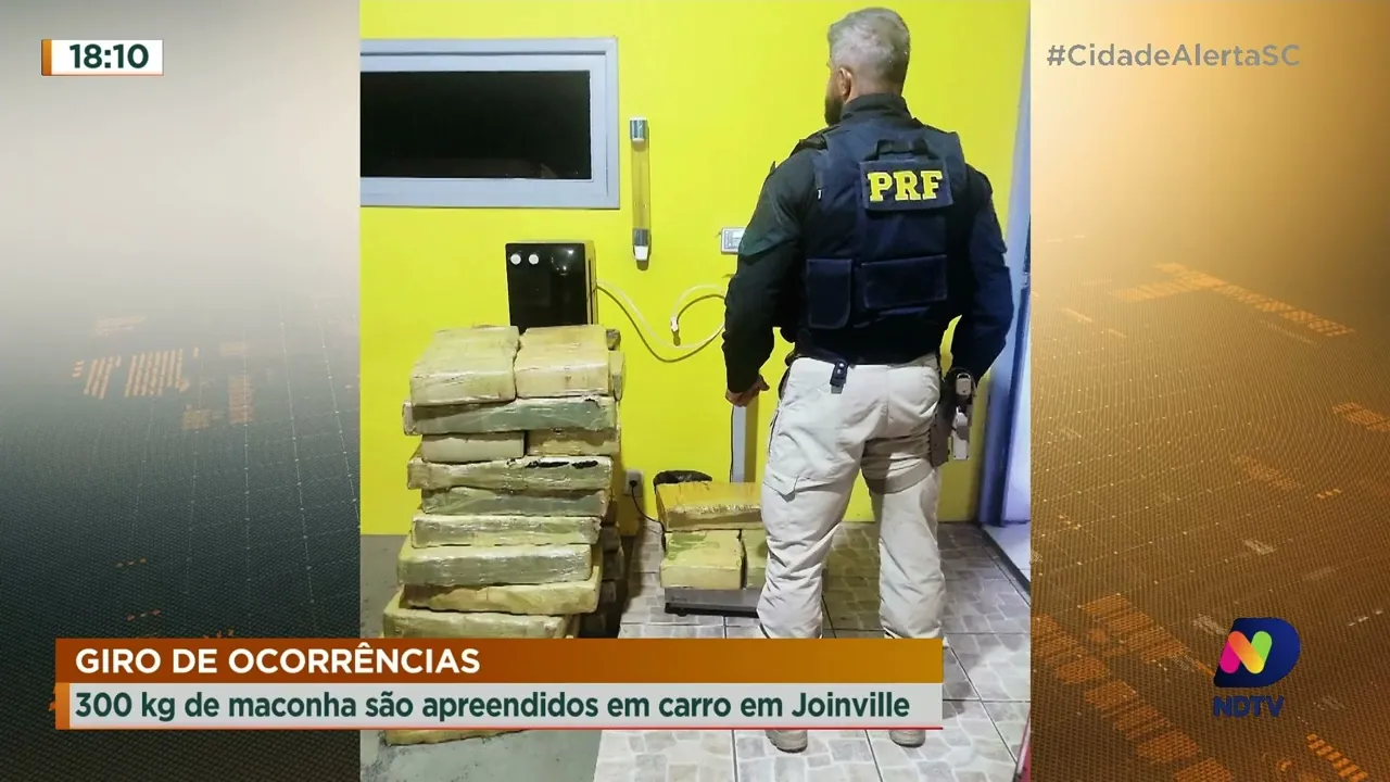 Giro de Ocorrências: Polícia apreende drogas em regiões de SC