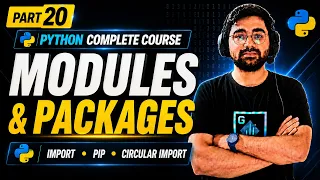 Python Modules Packages Explained Import pip Custom Modules Circular Imports Python Course