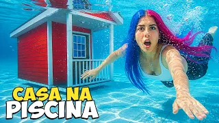 FIZEMOS uma CASA dentro da PISCINA *Deu Certo ?