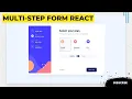 Multi-Step Form React js Tailwind CSS Vite js