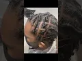 Mens Starter Locs Diamond Parting