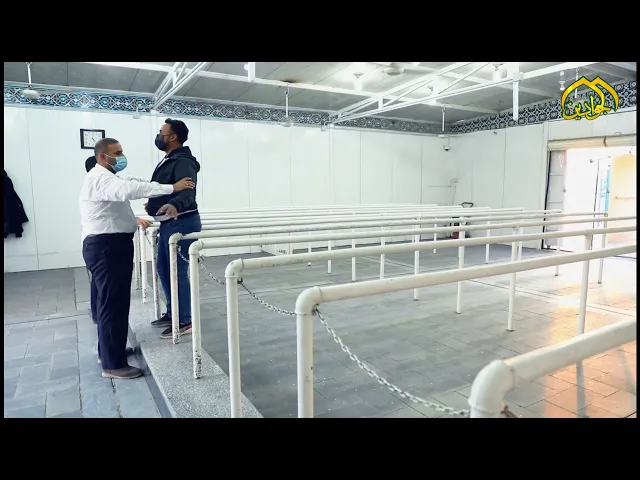 ⁣قلوب مؤمنة... وعيون ساهرة قسم حفظ النظام في العتبة الكاظمية المقدسة...