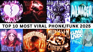 TOP 10 MOST VIRAL PHONK FUNK 2025 
