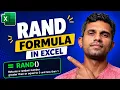 How to use the RAND Formula in Microsoft Excel