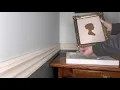 Sunlit Vintage Picture Frame 8x10 Inch Antique Photo Frames with Glass Front Dark Gold