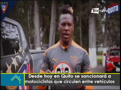 Desde hoy en Quito se sancionará a motociclista que circulen entre vehículos