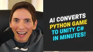 AI Converts Prototype Python Game to Unity