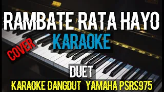 rambate rata hayo karaoke dangdut h rhoma irama