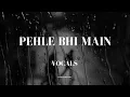 Download Lagu Pehle bhi main (vocals)| Animal | Vishal mishra | Without music|vocals only| @VocalsOnly-01