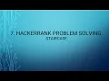 7 HackerRank Problem Solving Staircase