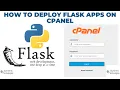 Deploying a Flask App on cPanel Step-by-Step Tutorial