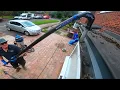 Gutter Cleaning with the Skyvac