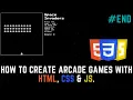 How to create Arcade Games with HTML CSS JS Space Invaders