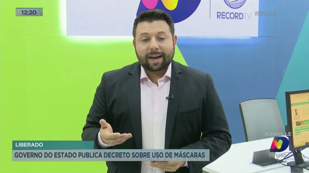 Governo do Estado publica decreto sobre a liberação do uso de máscaras