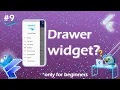 Drawer widget Flutter navigation drawer Flutter sidebar