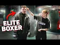 Download Lagu Elite BOXER pretended to be a beginner PART 3 |  Prank in GYM