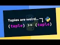 I Learned Something New About Tuples In Python 3 11