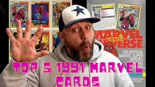 1991 Marvel Universe Cards - Top 5 Cards