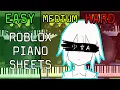 How to play GIRL A on ROBLOX Piano SHEETS