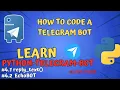 reply - text Echobot Learn Python-Telegram-Bot How To Code A Telegram Bot TraxDinosaur