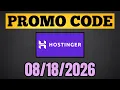 PROMO CODE Hostinger Coupon Code August 2026 - Hostinger Discount Code Promo Code