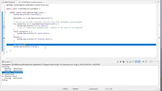 Using try-with-resources in Java